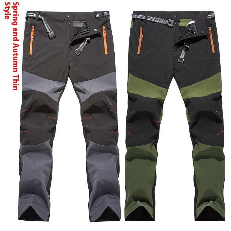 NEW Outdoor Stretch Breathable And Loose Plus Size Climbing Pants Men