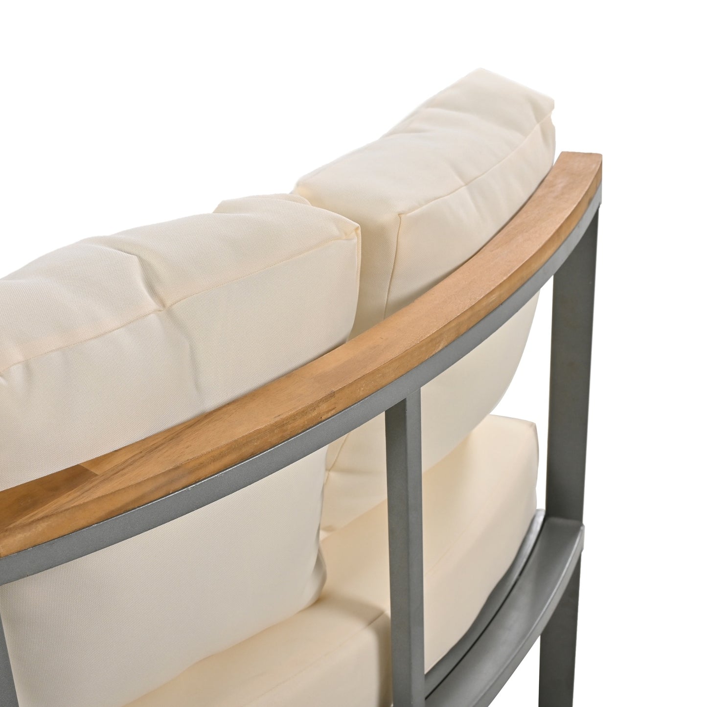NEW Outdoor 4-piece Circular U-shaped Courtyard Furniture Set