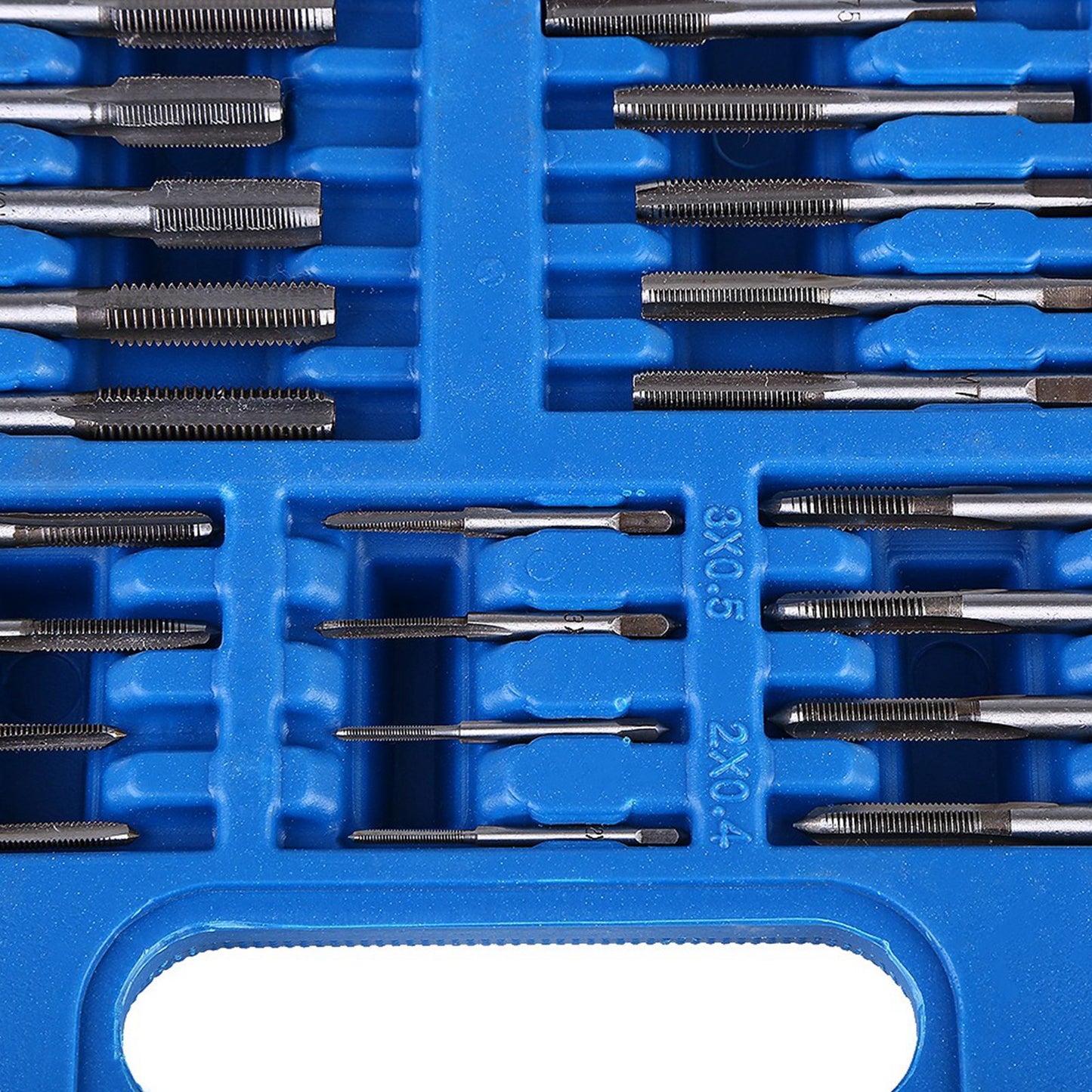 NEW 110pcs/set M2‑M18 Screw Nut Thread Taps Dies With Wrench Handle Heavy Duty Hand Tool Kit