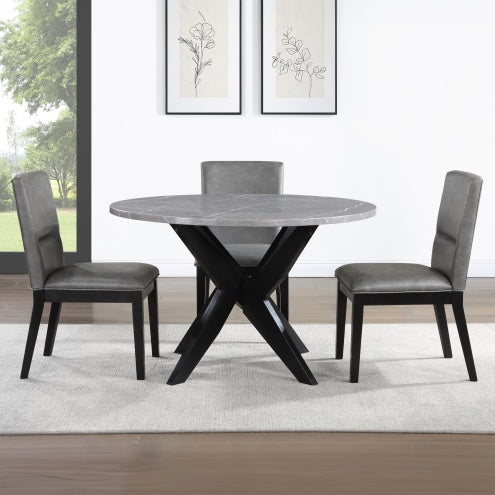 NEW Amy - 5 Piece Dining Set Gray
