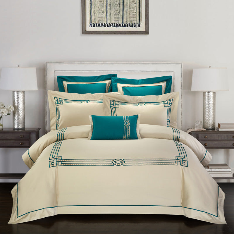 NEW Four-piece cotton embroidery embroidery home textile