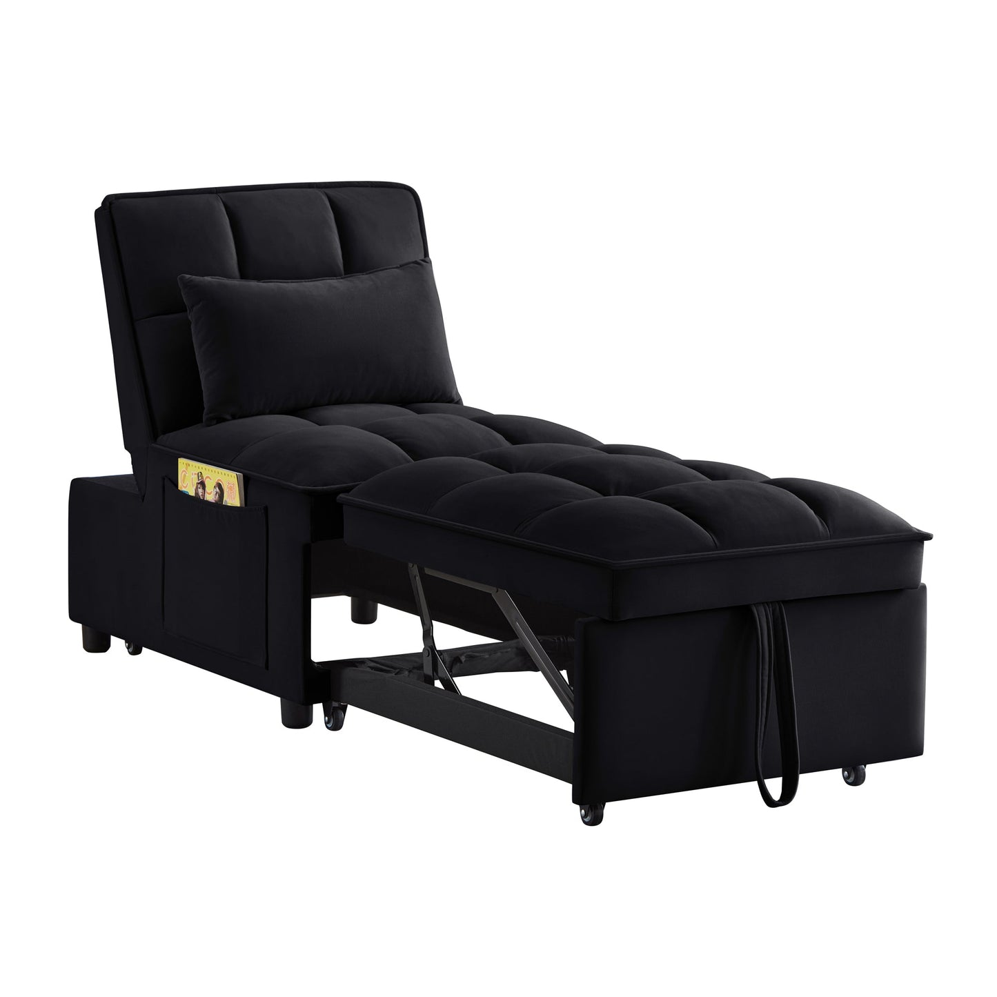 New 4 in 1 Multi-Function Single Pull-out Chaise