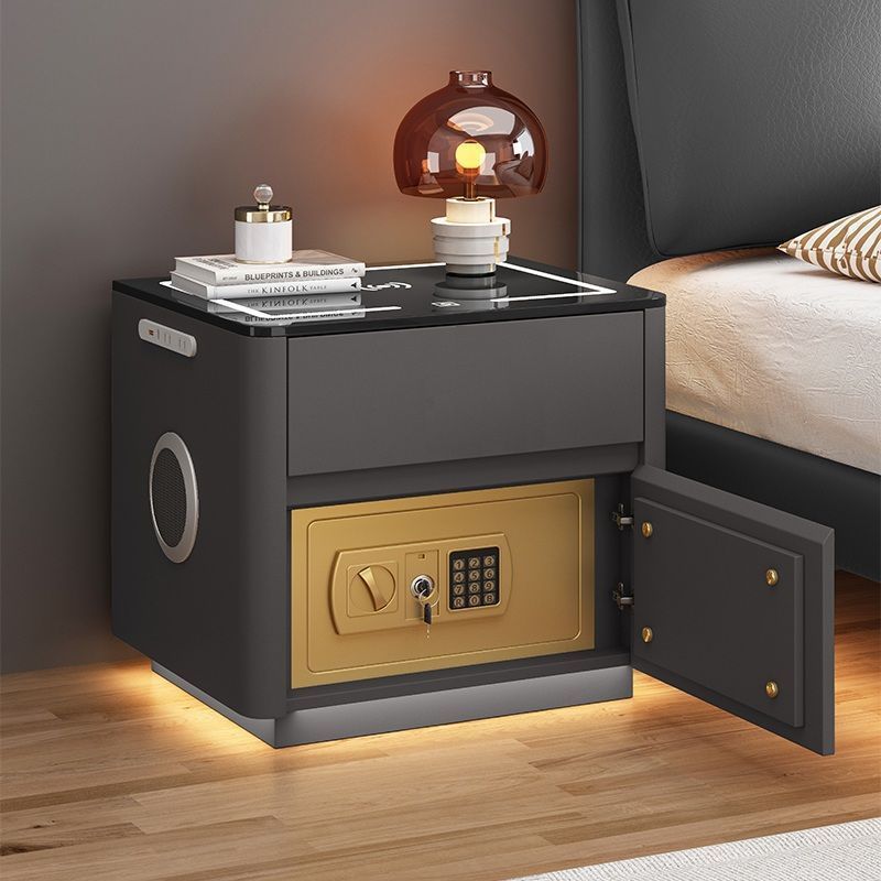 NEW Home Bedroom Multi-functional Smart Safe Bedside Table Wireless Integrated Charging Safe