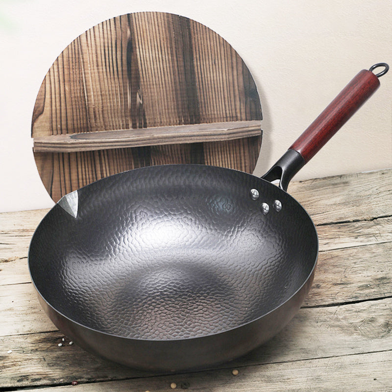 NEW Iron Pan Traditional Iron Wok Handmade