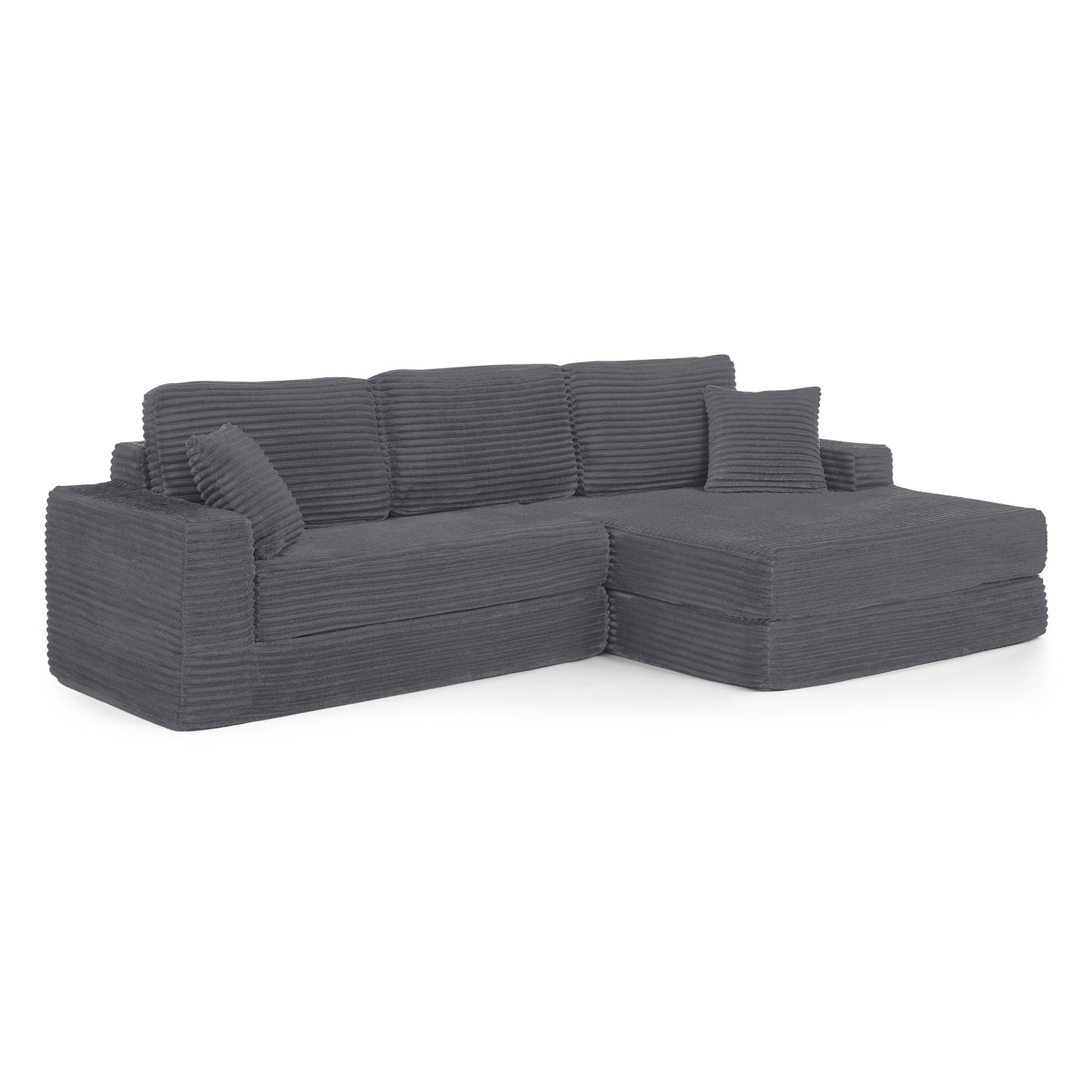 NEW Modern Minimalist L-Shape Modular Sectional Sofa