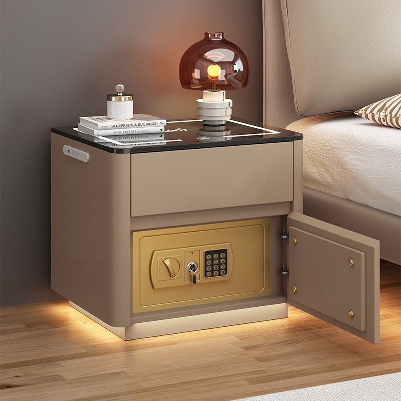 NEW Home Bedroom Multi-functional Smart Safe Bedside Table Wireless Integrated Charging Safe