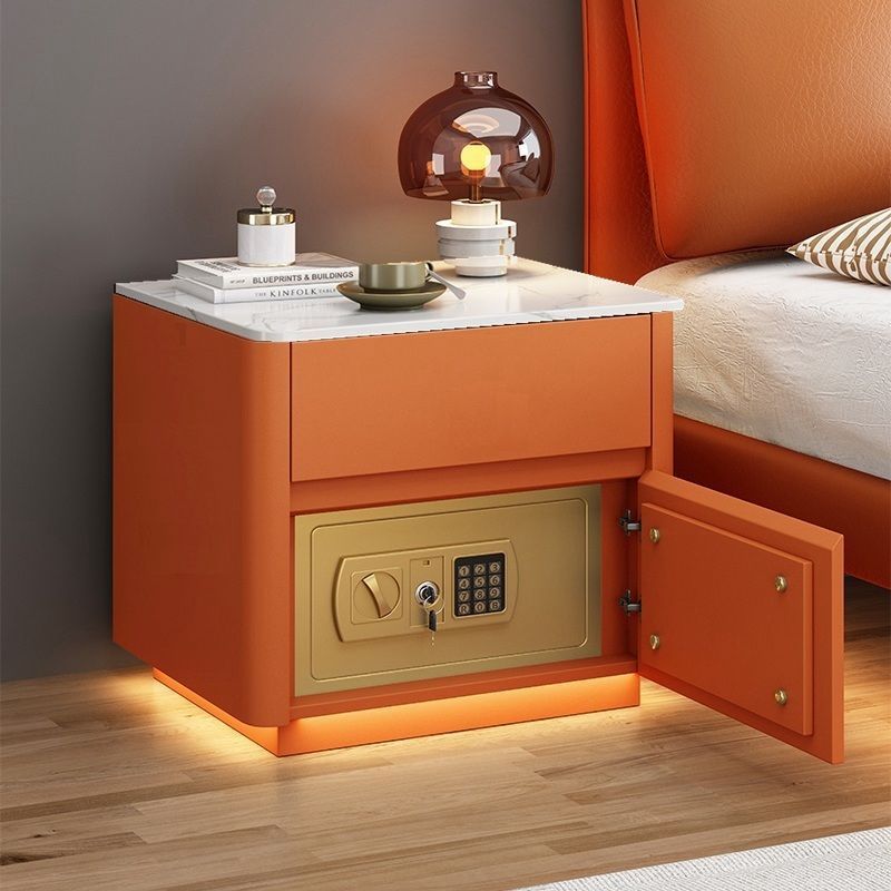 NEW Home Bedroom Multi-functional Smart Safe Bedside Table Wireless Integrated Charging Safe