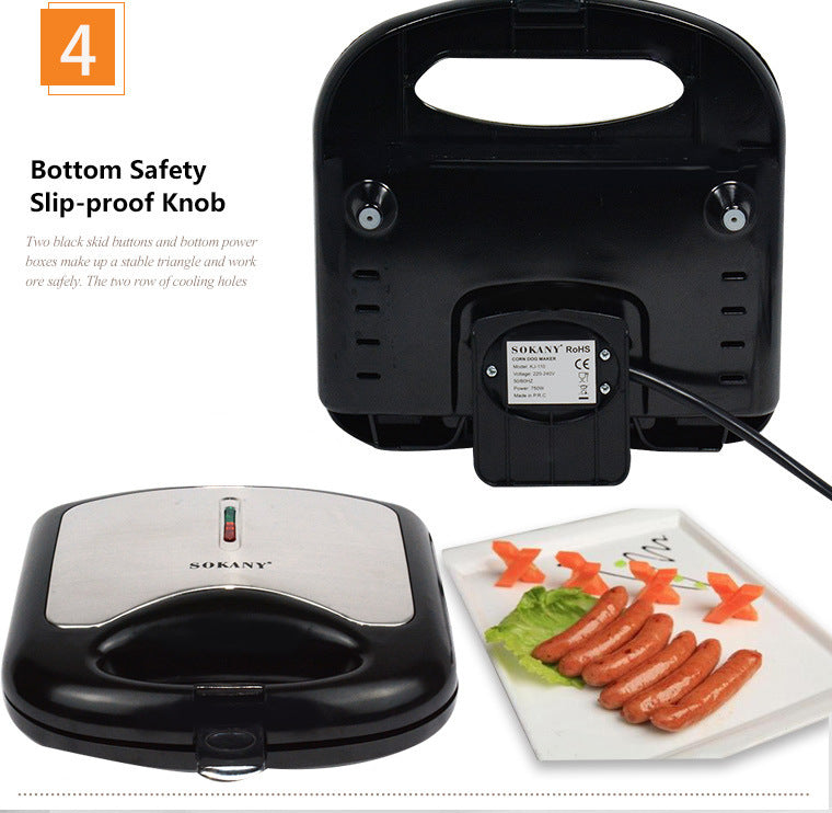 New Home Hot Dog Roast Sausage Frying Machine Kitchen Gadgets