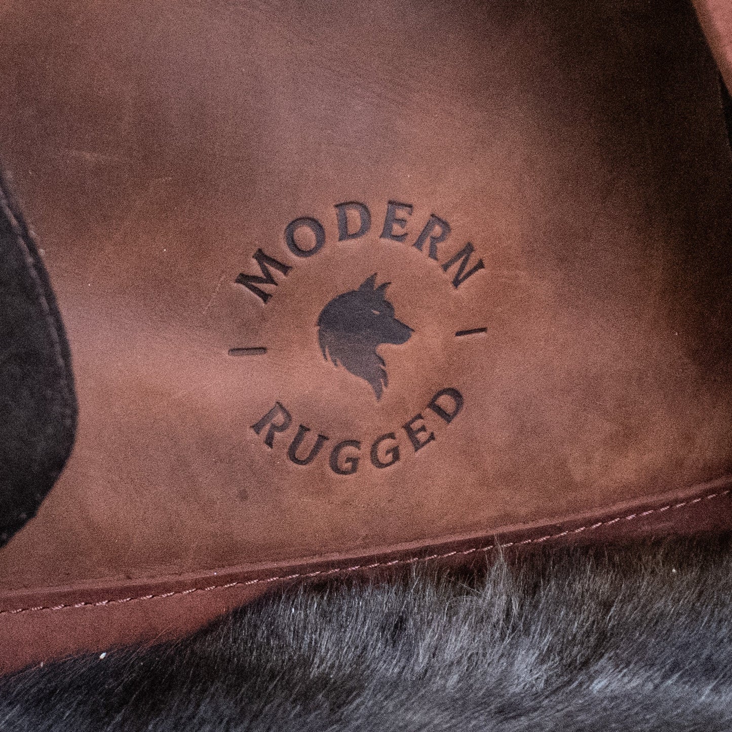 NEW Leather Hide Backpack - Rust (Weathered)