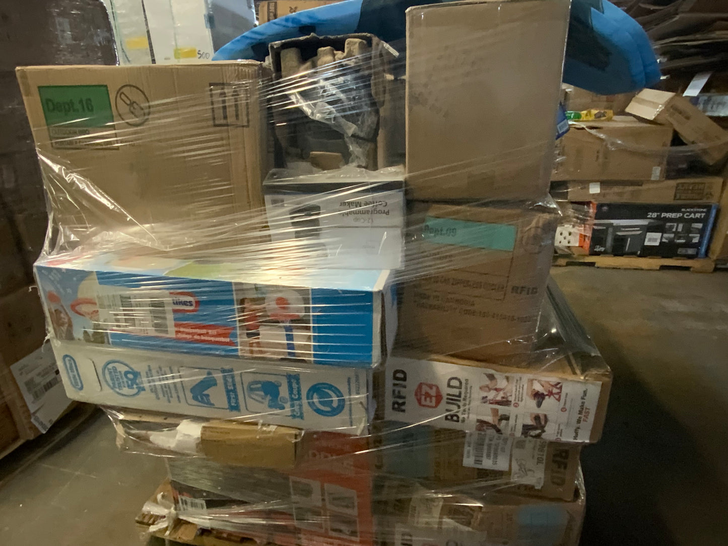 Buy the Pallet # 6 Walmart NEW Overstock Un-Manifested General Merchandise Mystery Pallet
