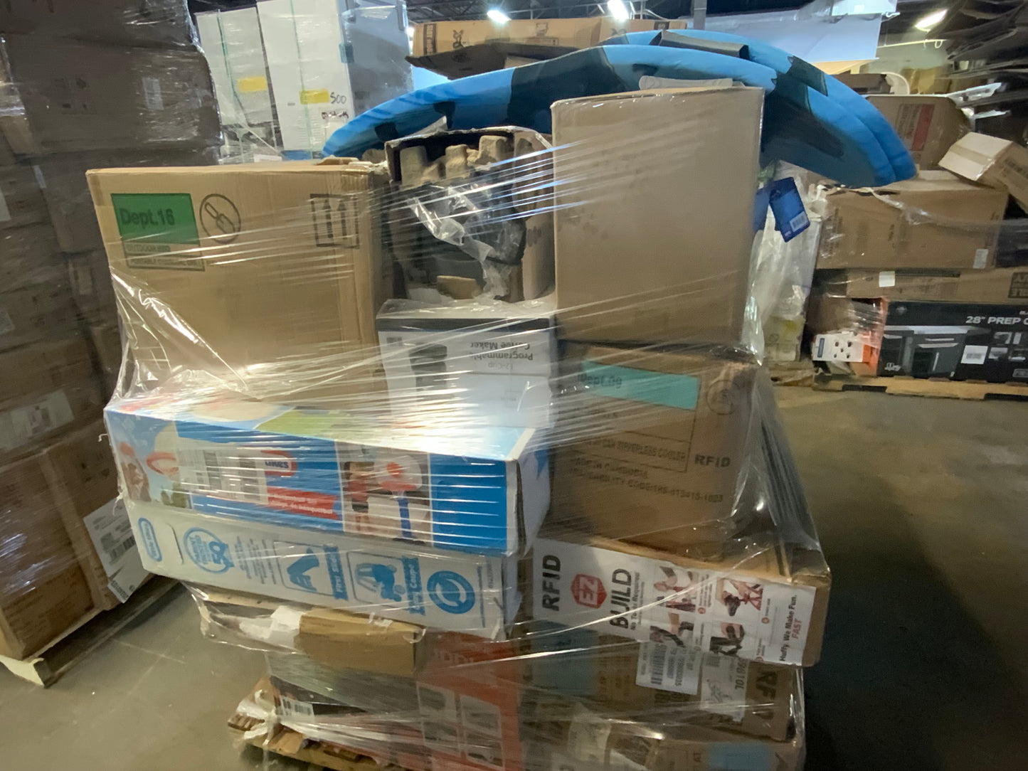 Buy the Pallet # 6 Walmart NEW Overstock Un-Manifested General Merchandise Mystery Pallet