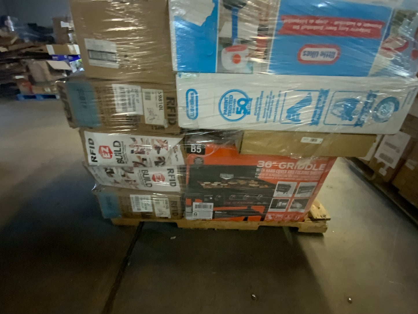 Buy the Pallet # 6 Walmart NEW Overstock Un-Manifested General Merchandise Mystery Pallet
