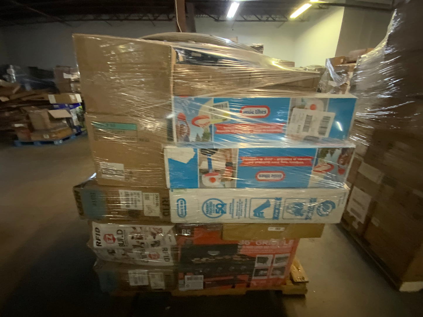 Buy the Pallet # 6 Walmart NEW Overstock Un-Manifested General Merchandise Mystery Pallet