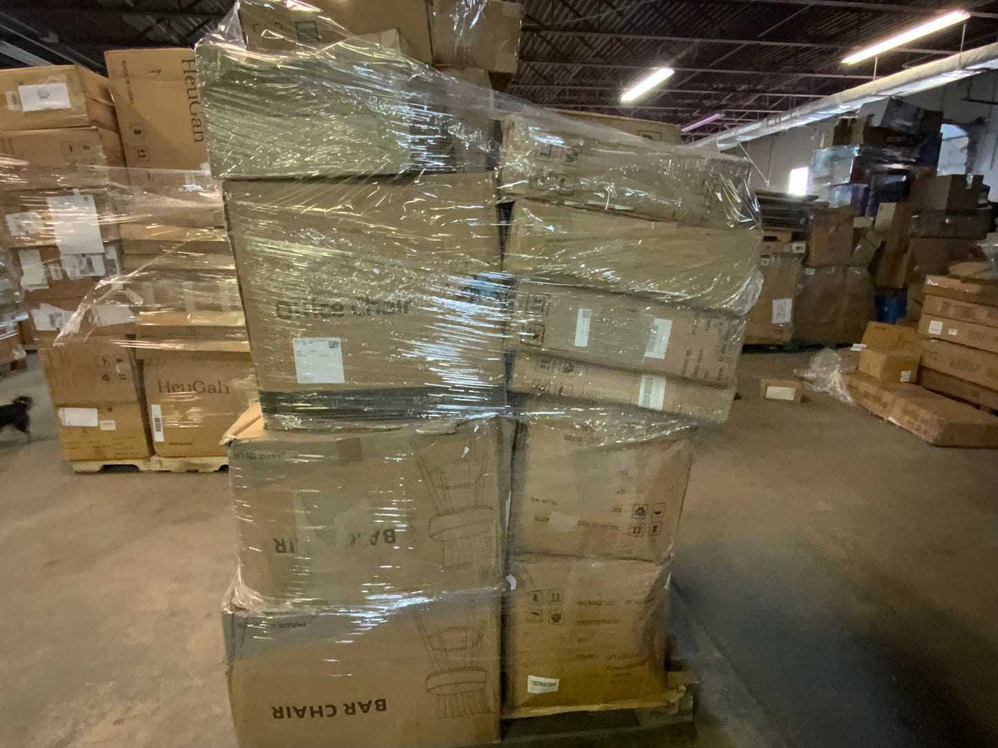 Buy the Pallet #7 Amazon Un-Manifested Customer Return Furniture Mystery Pallet