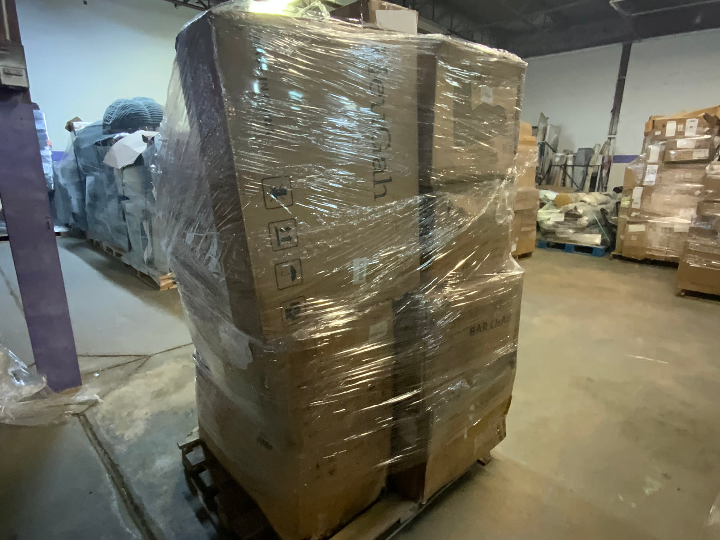 Buy the Pallet #7 Amazon Un-Manifested Customer Return Furniture Mystery Pallet