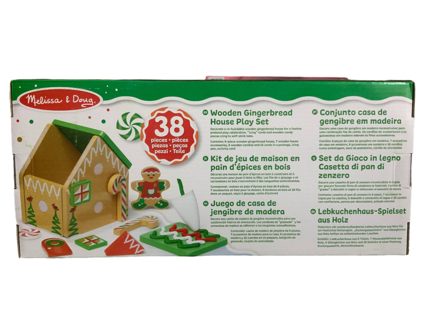 New Melissa & Doug Gingerbread House Playset