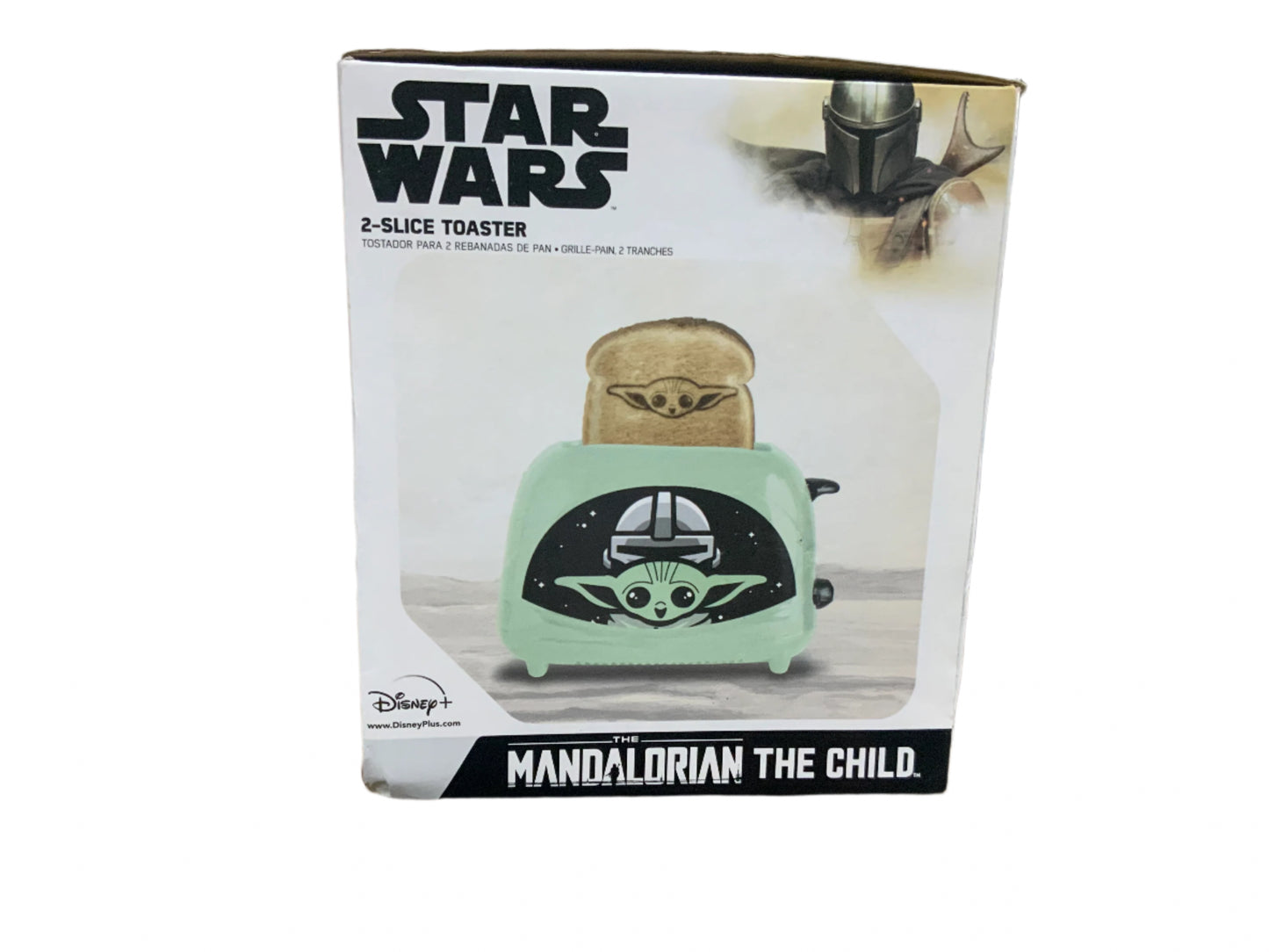 NEW Star Wars The Mandalorian The Child 2-Slice Toaster- Toasts Baby Yoda onto Your Toast