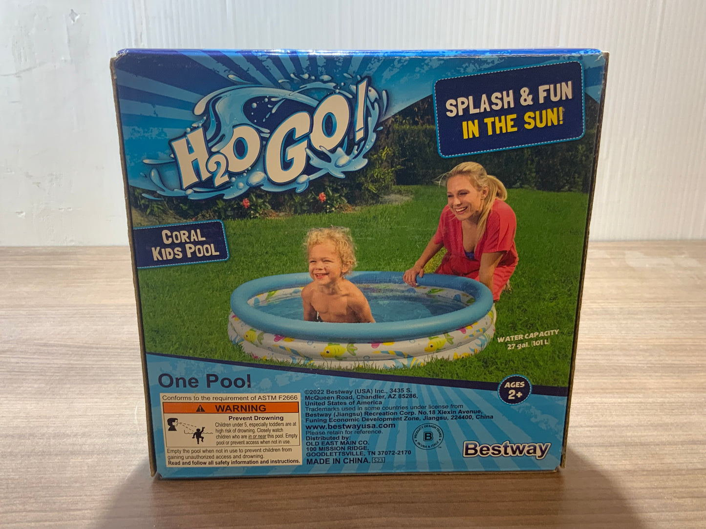 NEW H2O GO Coral Kids Pool