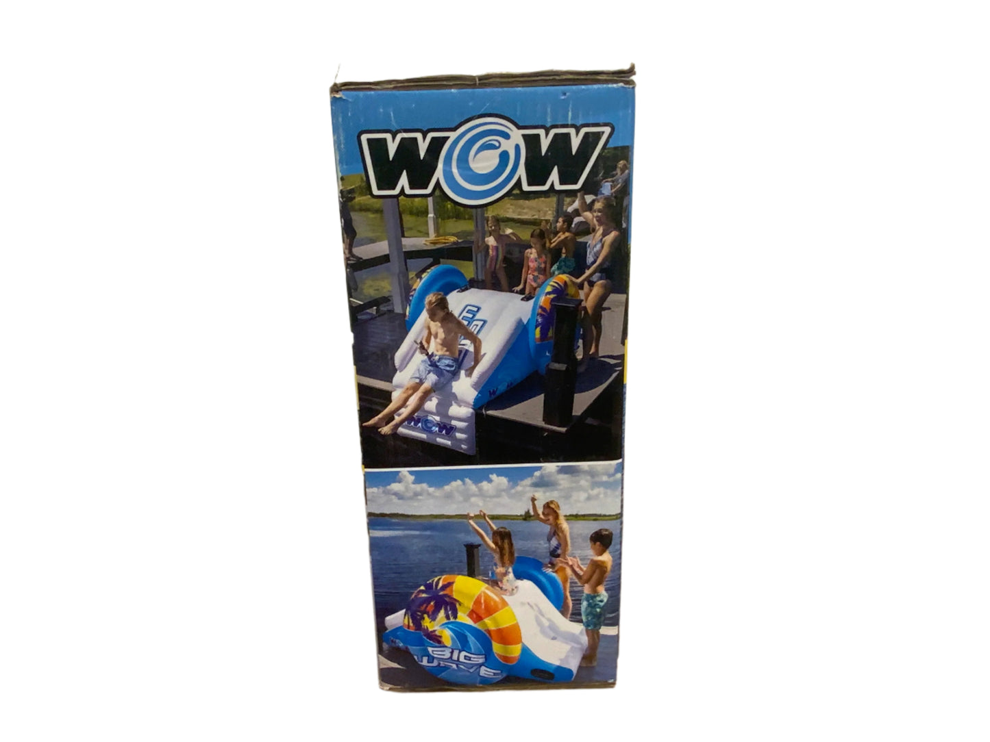 NEW WOW Sports Cascade Pool Slide, Inflatable Slide with Sprinkler