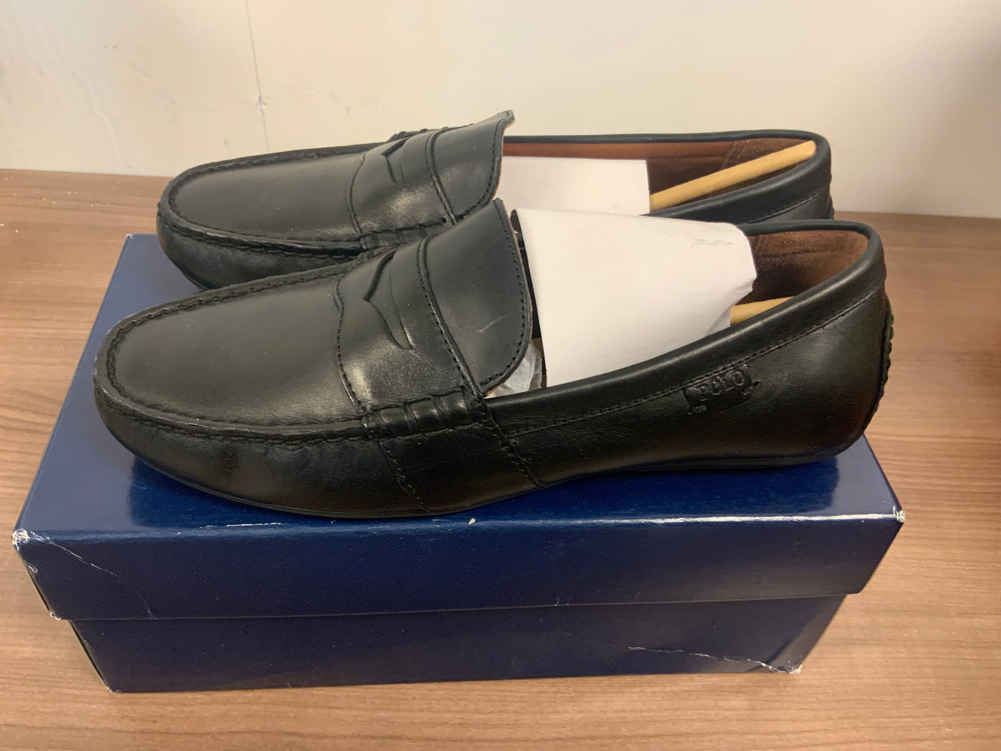 New Men Ralph Lauren Leather Penny Loafers