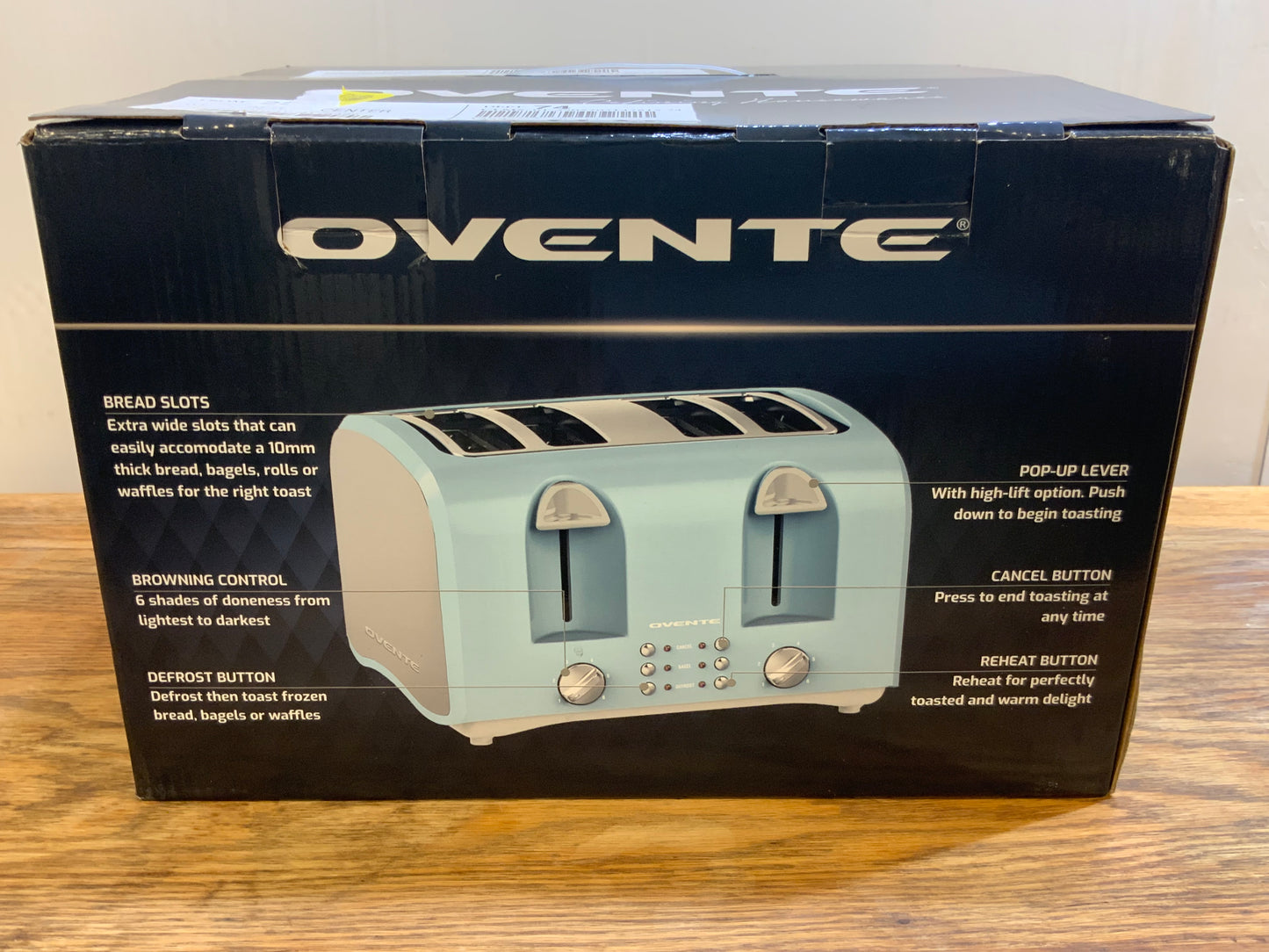 New Ovente 4 Slice Toaster