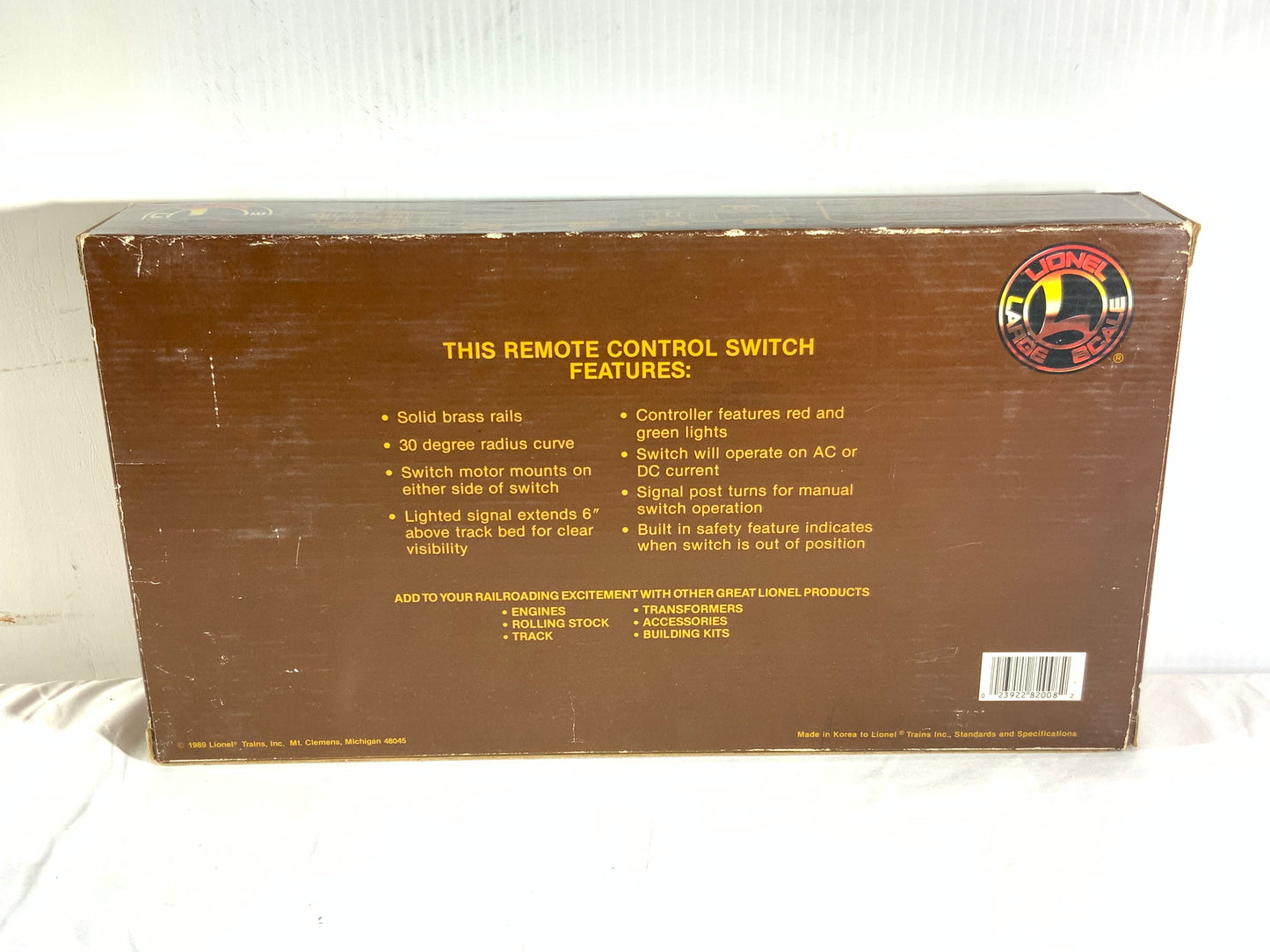 USED Lionel Large Scale Right Hand Remote Control Switch