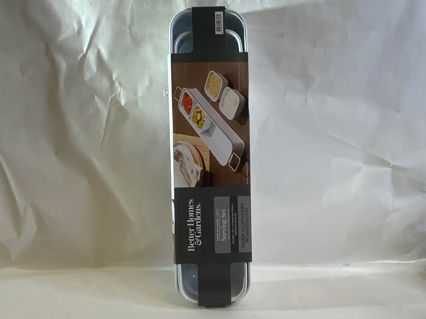 NEW Better Homes & Gardens Galvanized Rectangle Condiment Tray