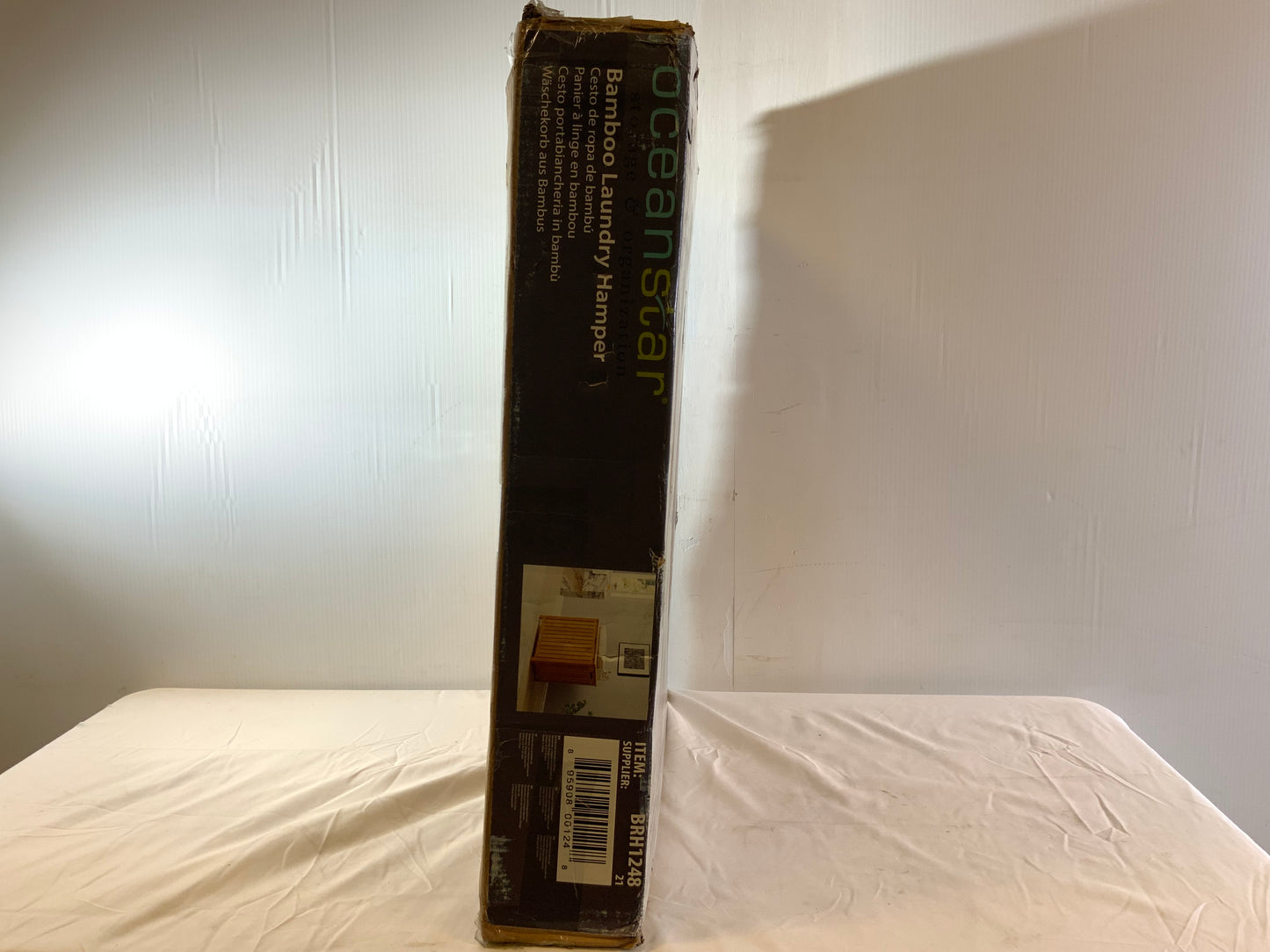 NEW Oceanstar Bamboo Laundry Storage Hamper