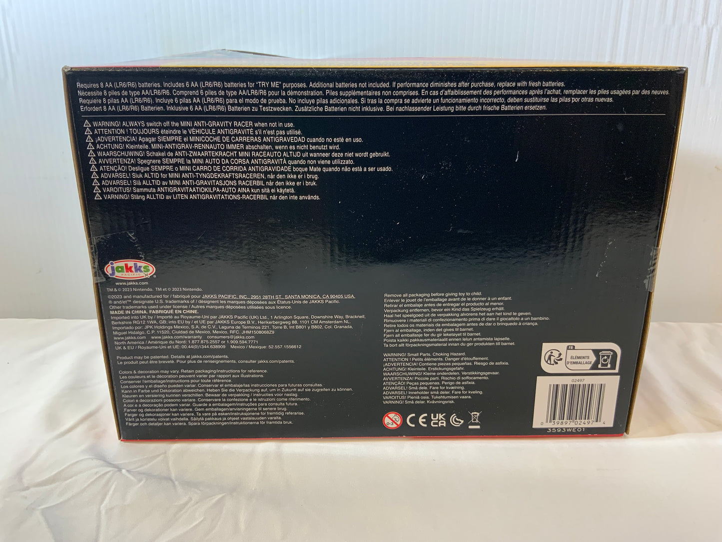 NEW Mario Kart Mini Anti Gravity Racer Car