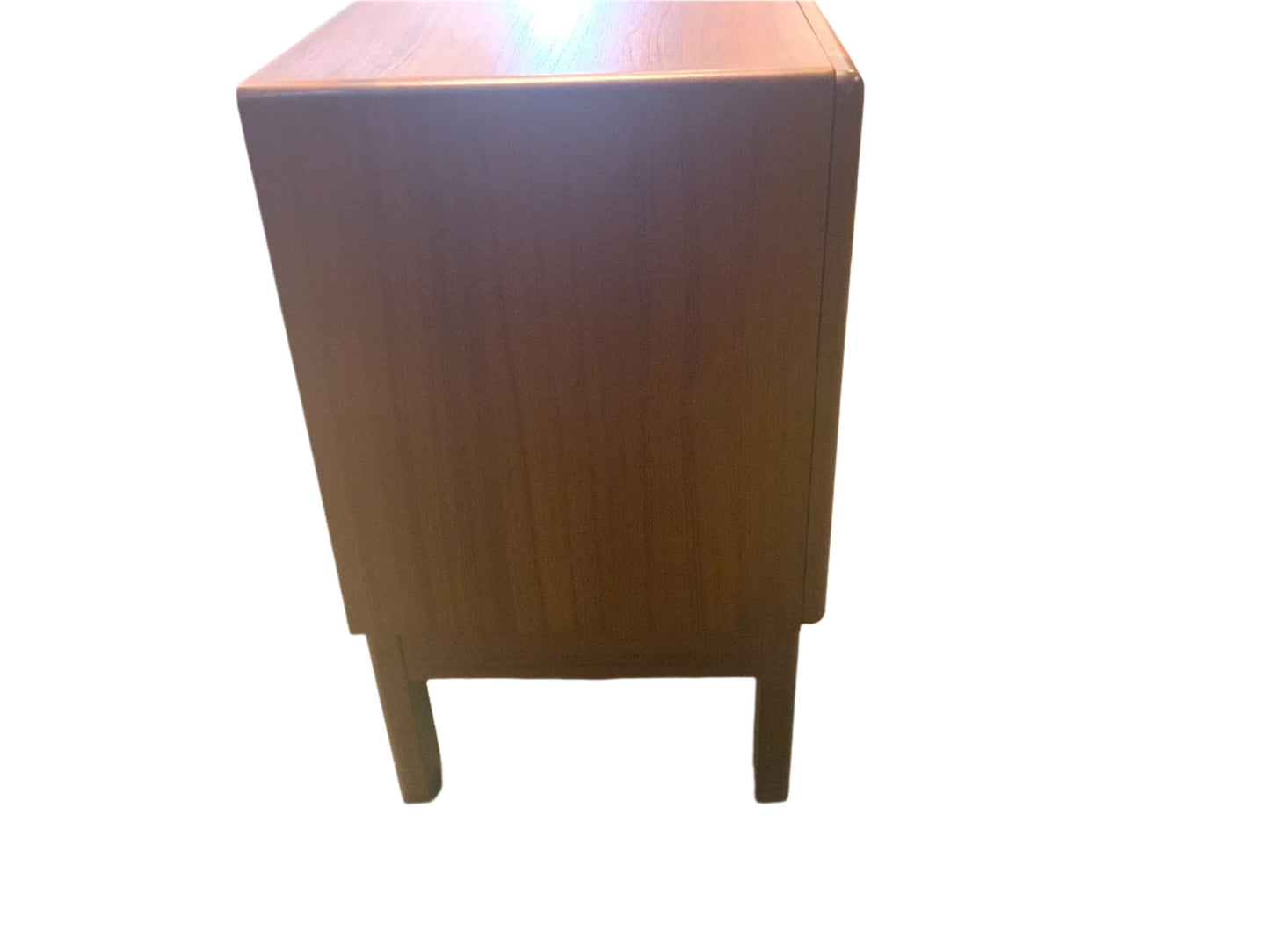 MCM Mid Century Modern Teak Wood Four Drawer Two Door Credenza