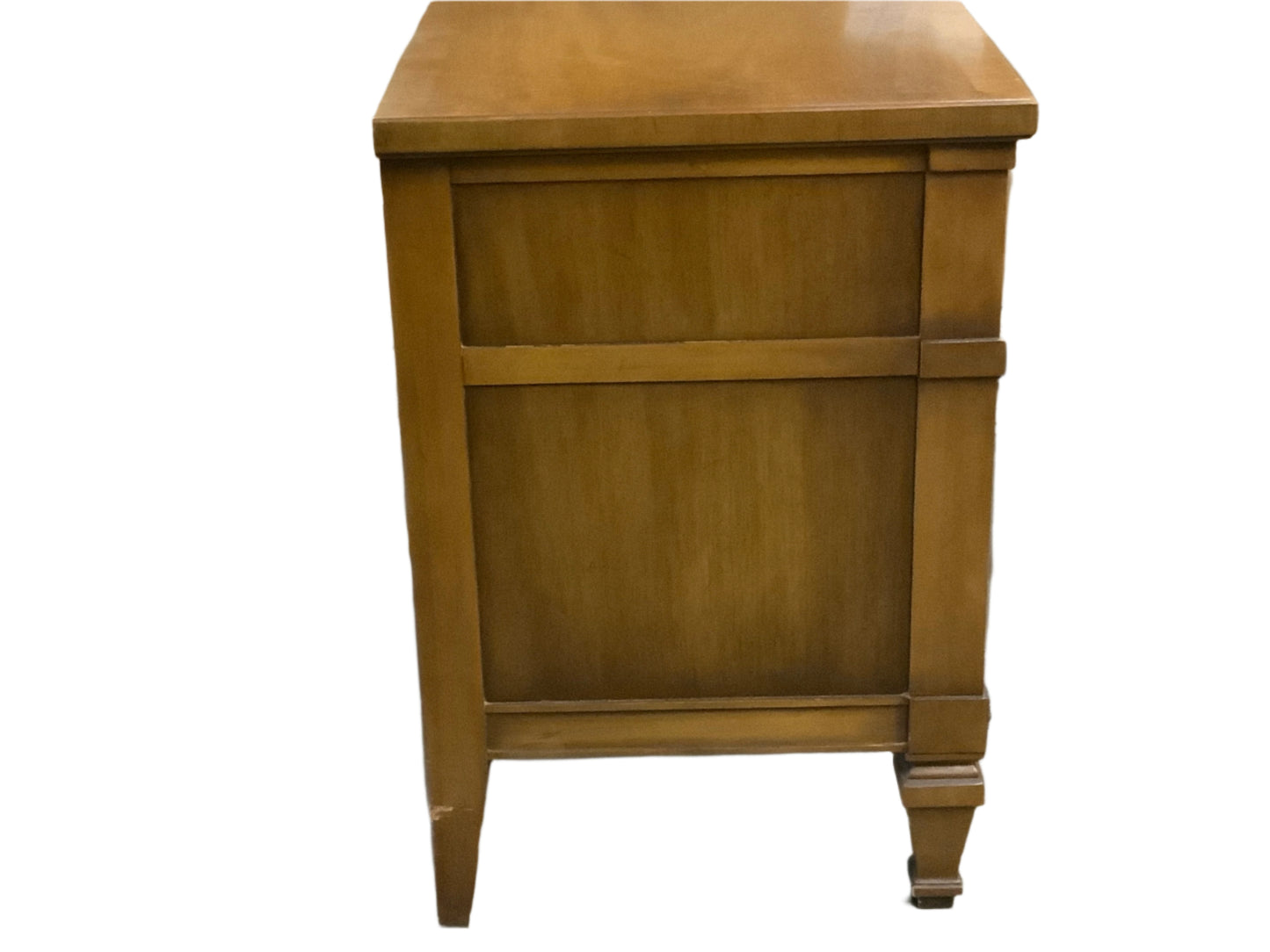 Vintage Drexel One Drawer Director Style Nightstand