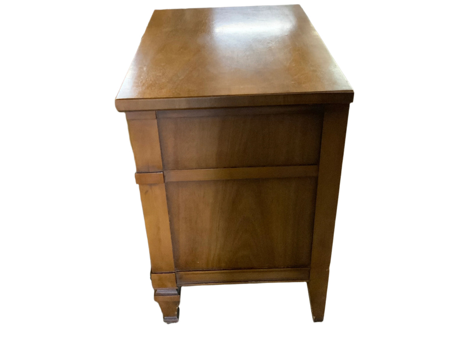 Vintage Drexel One Drawer Director Style Nightstand