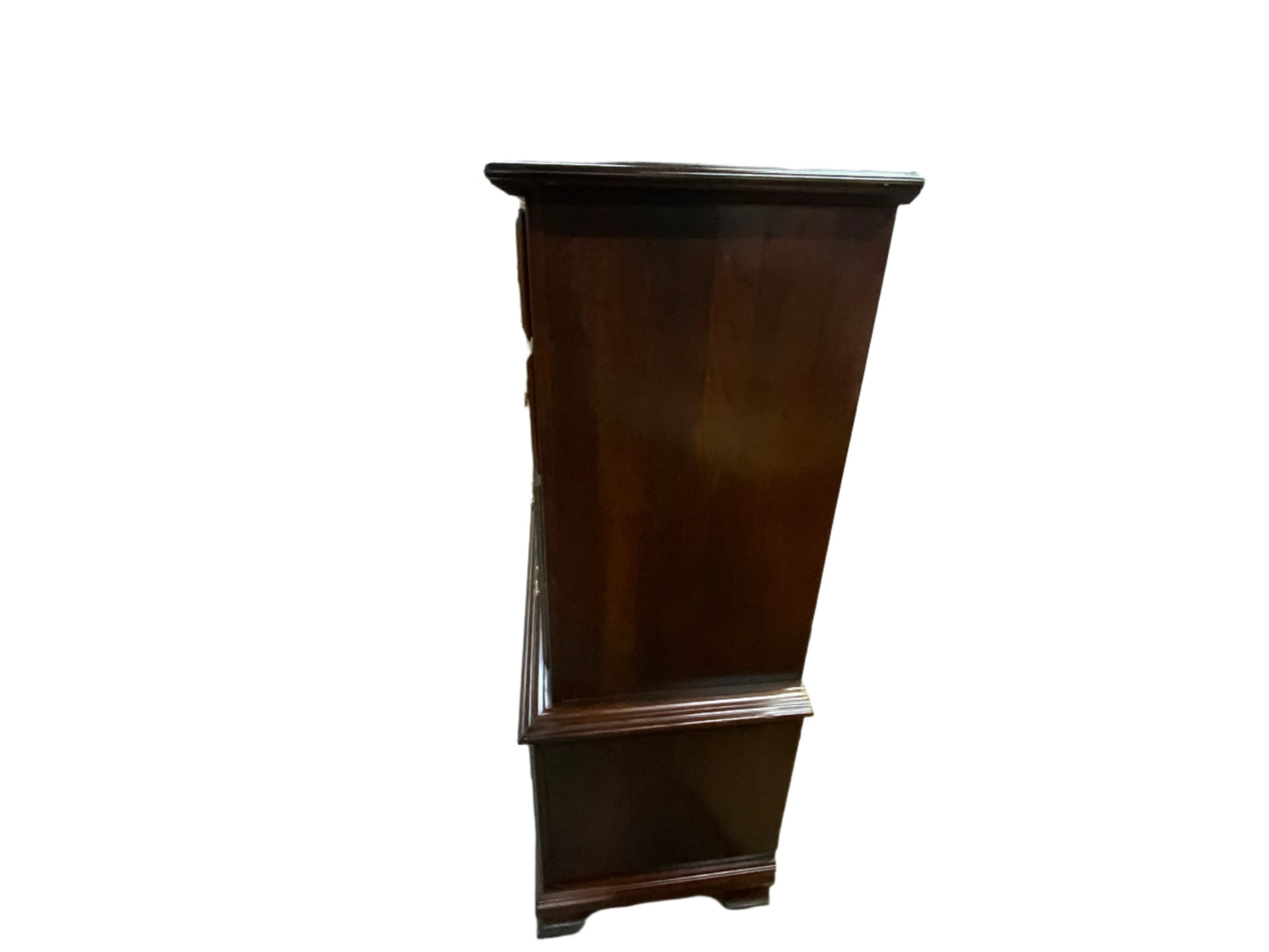 Vintage Mahogany Seven Drawer Chest on Chest of Drawers