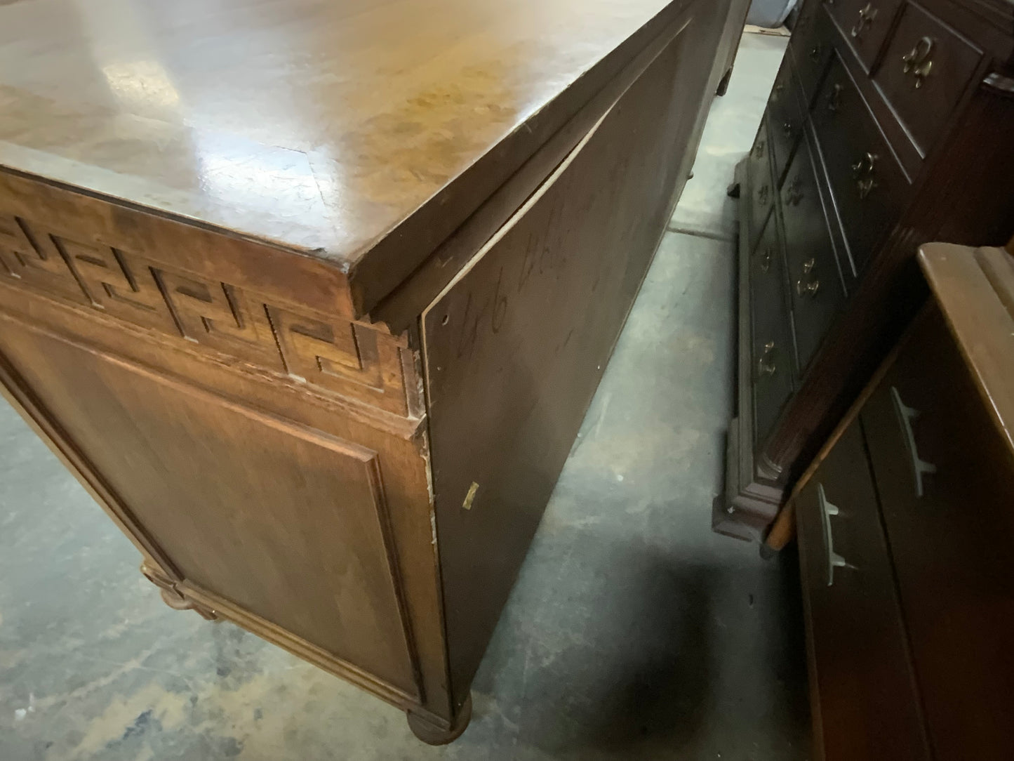 USED Thomasville Nine Drawer Two Door Triple Dresser