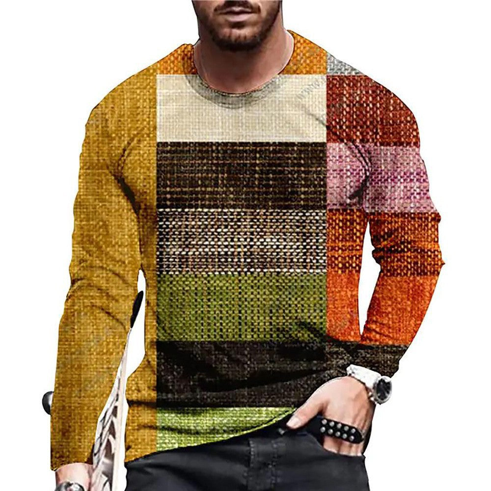 NEW Men's T-shirt 3D Digital Printed Round Neck Fashion