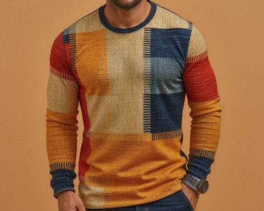 NEW Men's T-shirt 3D Digital Printed Round Neck Fashion