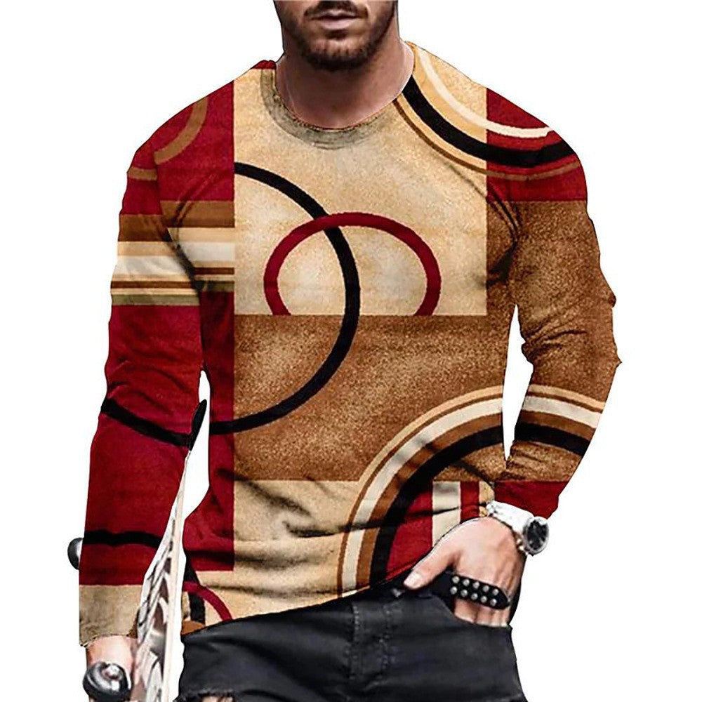 NEW Men's T-shirt 3D Digital Printed Round Neck Fashion