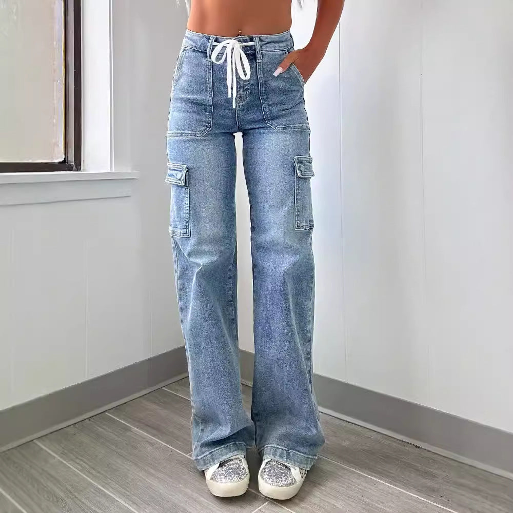 NEW Fashion Casual New Style Straight Jeans For Women