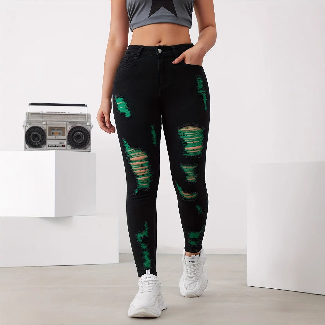 New Slim Fit Skinny Hip Hop Stretch Women's Pencil Pants