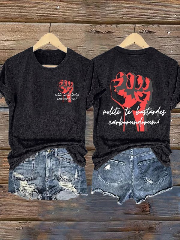 New 3D Digital Printing Women's V-neck T-shirt