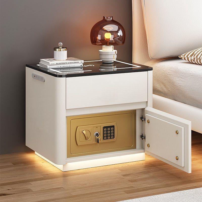 NEW Home Bedroom Multi-functional Smart Safe Bedside Table Wireless Integrated Charging Safe