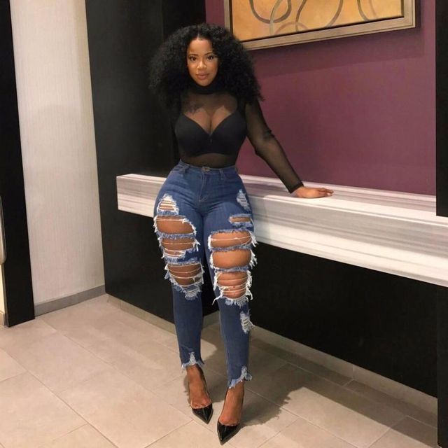 NEW Women's Beggar Denim Skinny Pants
