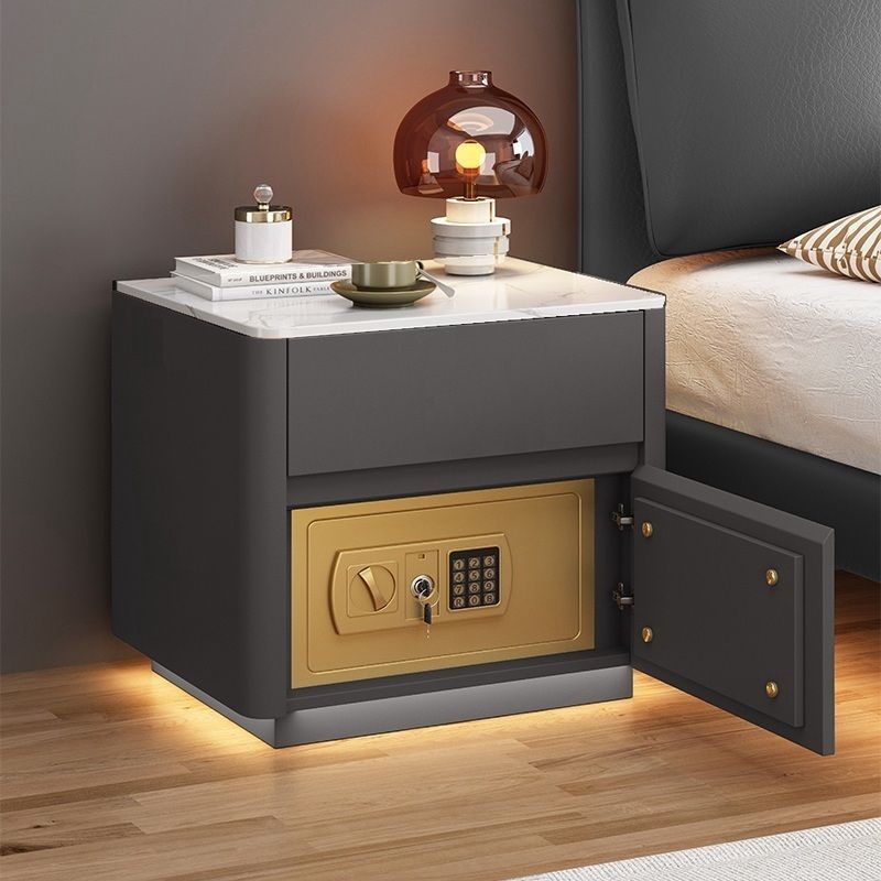NEW Home Bedroom Multi-functional Smart Safe Bedside Table Wireless Integrated Charging Safe