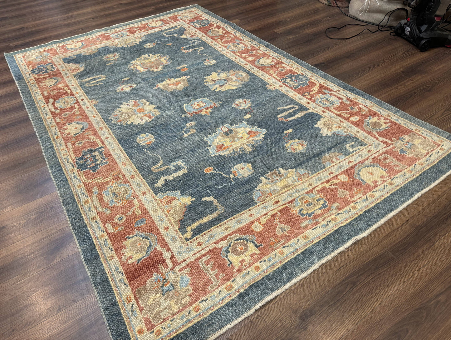 USED Turkish Oushak Rug 6x9, Sultanabad Carpet, Medium Size Oriental Rug