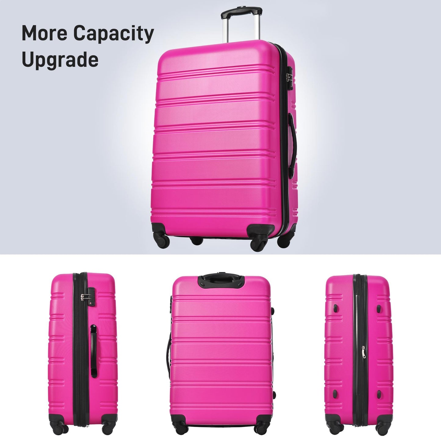 NEW Hardshell Suitcase Set Of 4 pc Luggage Case