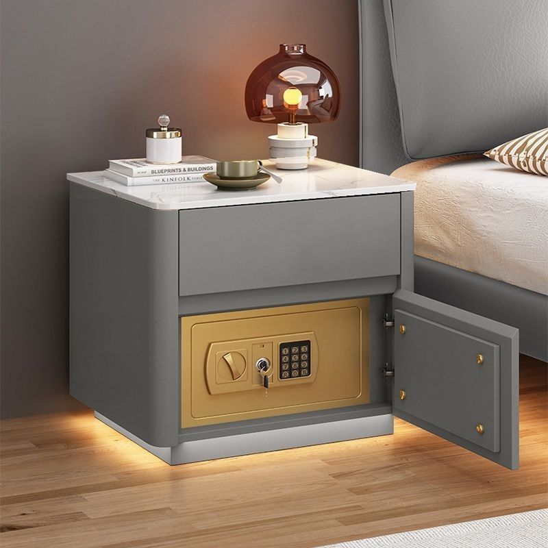 NEW Home Bedroom Multi-functional Smart Safe Bedside Table Wireless Integrated Charging Safe