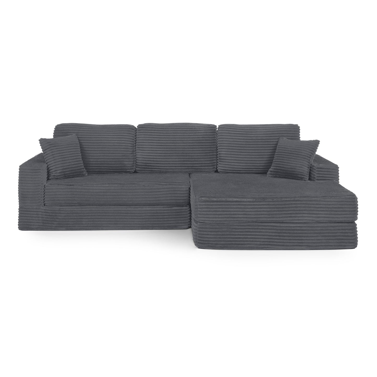 NEW Modern Minimalist L-Shape Modular Sectional Sofa