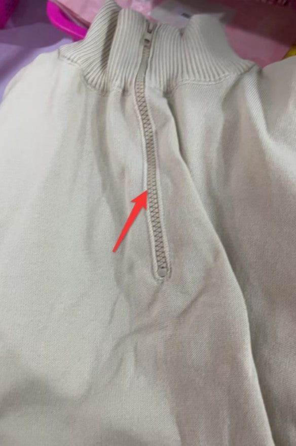 NEW Men's Stand Collar Zipper Sweater Winter Fashion Solid Color Long Sleeve Knitted Top Clothing