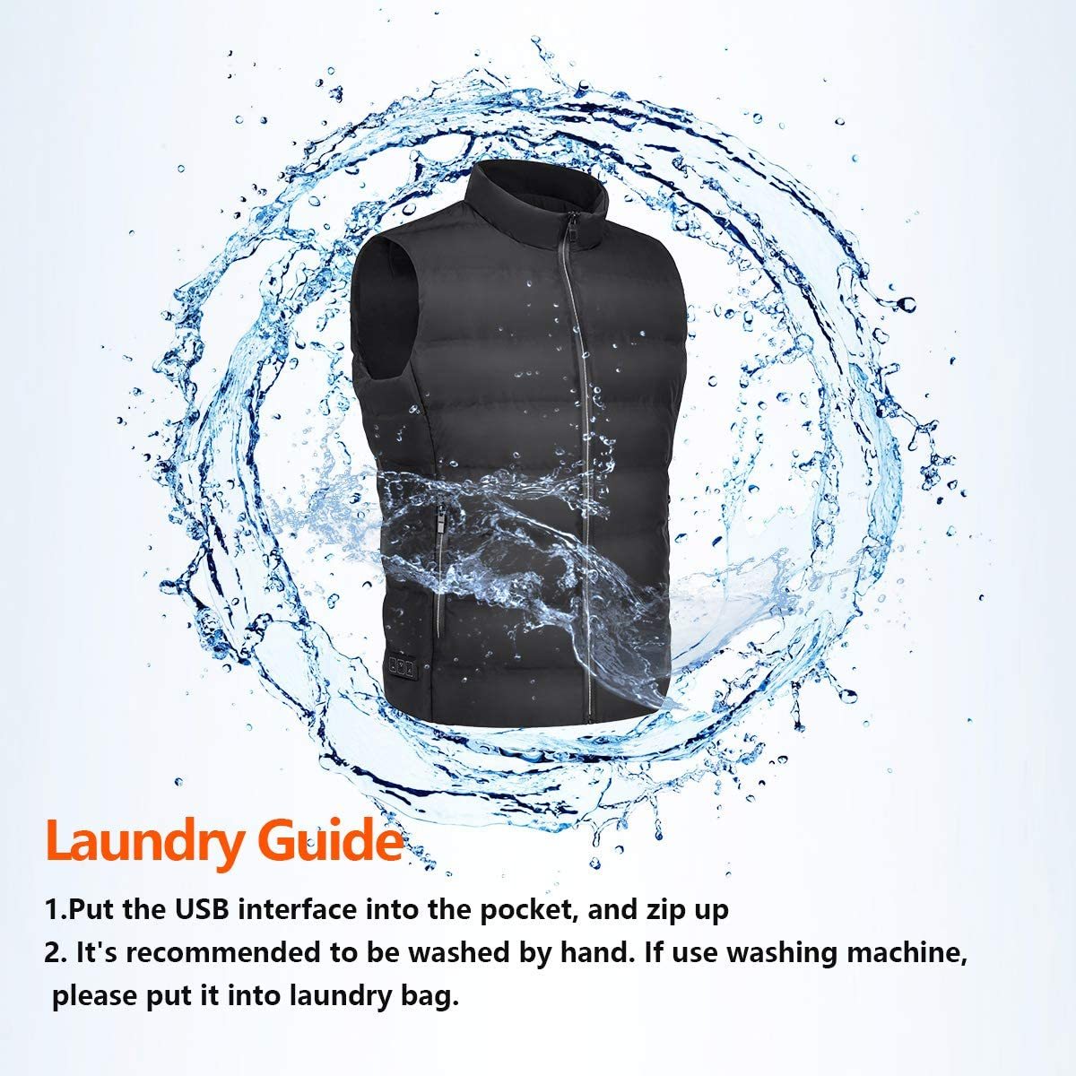 NEW Intelligent Three-speed Temperature Control Electric Heating Vest Keeps The Whole Body Warm