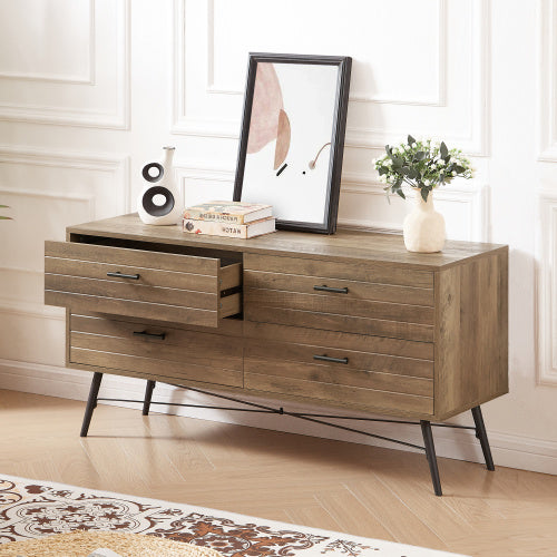 NEW Four Drawer TV Stand Cabinet